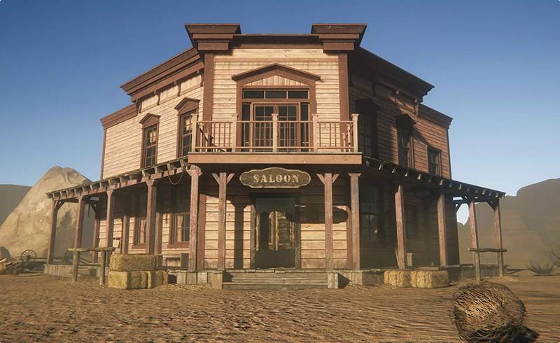 Unity场景 – 酒馆 HQ Western Saloon