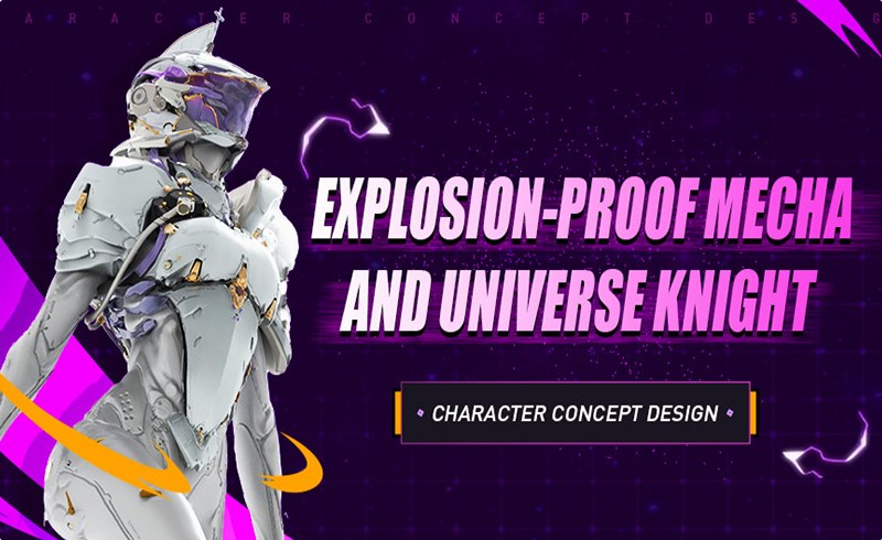 【中文教程】宇宙骑士角色概念设计 Character Concept Design: Explosion-proof Mecha and Universe Knight