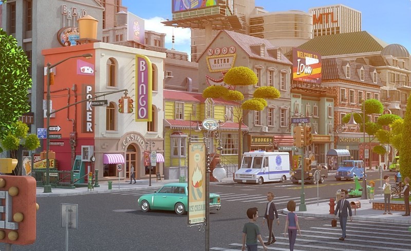 模型资产 – 卡通城市街景场景模型 Cartoon City Street Scene V2 3D model