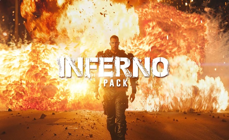 【视频素材】134组火焰爆炸燃烧火灾特效4K视频素材 INFERNO Pack