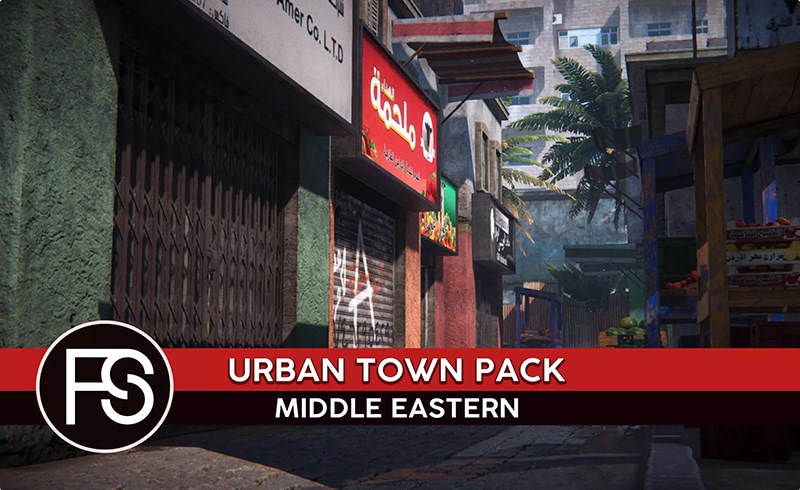 Unity场景 – 中东城市小镇 Urban Town Pack – Middle Eastern