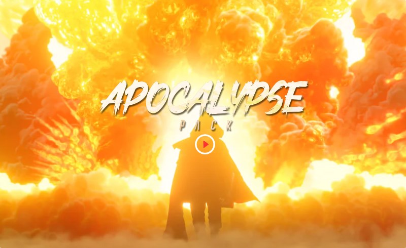 【视频素材】150个龙卷风核爆海啸陨石沙暴特效视频素材 Apocalypse Pack