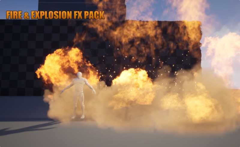 【UE4/5】火焰爆炸视觉特效 Fire and Explosion FX Pack