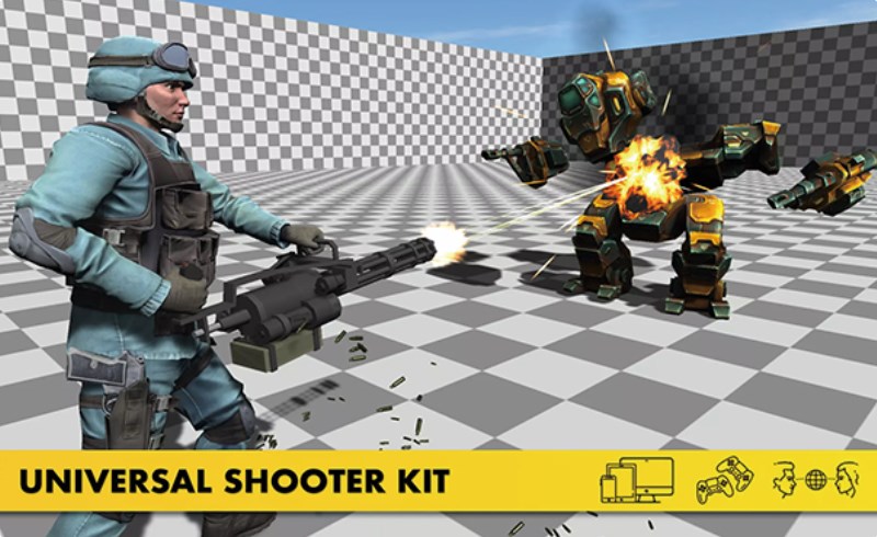 Unity开发 – 通用射击游戏开发套件 Universal Shooter Kit: FPS, TPS, TDS