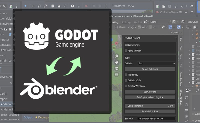 Blender插件 – 桥接插件 Blender To Godot 4 Pipeline Addon