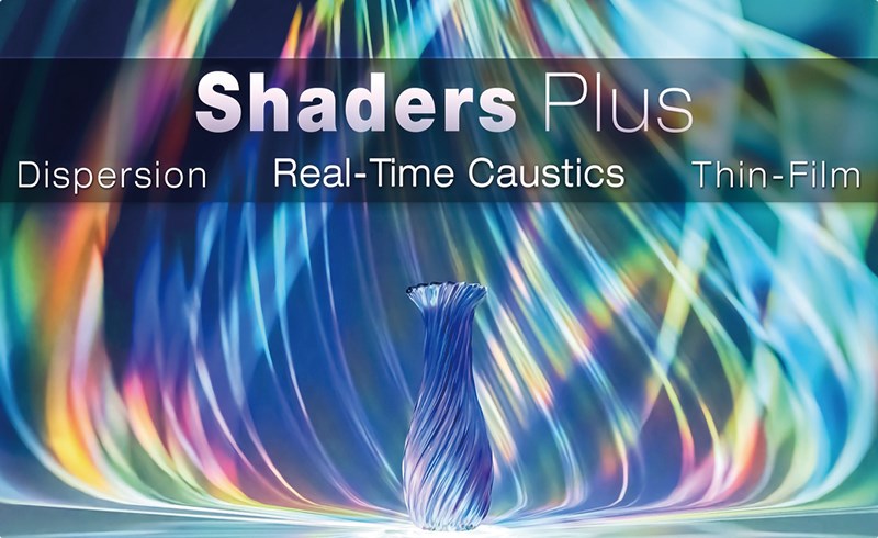 Blender插件 – 焦散插件 Shaders Plus – Caustics, Thin Film, Dispersion For Cycles & Eevee (V4)