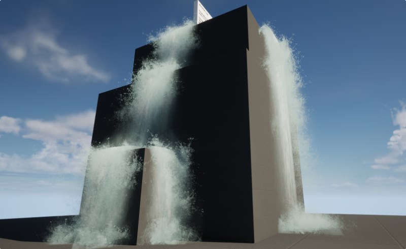 【UE5】瀑布工具 SHADERSOURCE – Waterfall Tool