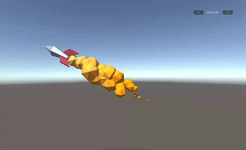 Unity特效 – 风格化轨迹特效 Low Poly Rocket Trail