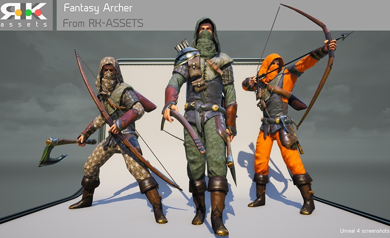 【UE5】幻想弓箭手 RK Fantasy Archer