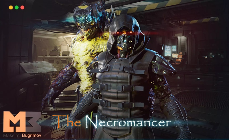 Unity角色 – 科幻角色 Sci-Fi Character 06 (Necromancer)