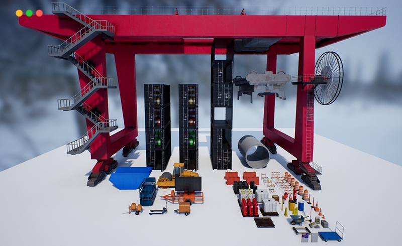 【UE5】建筑道具 TMPC – Construction Props