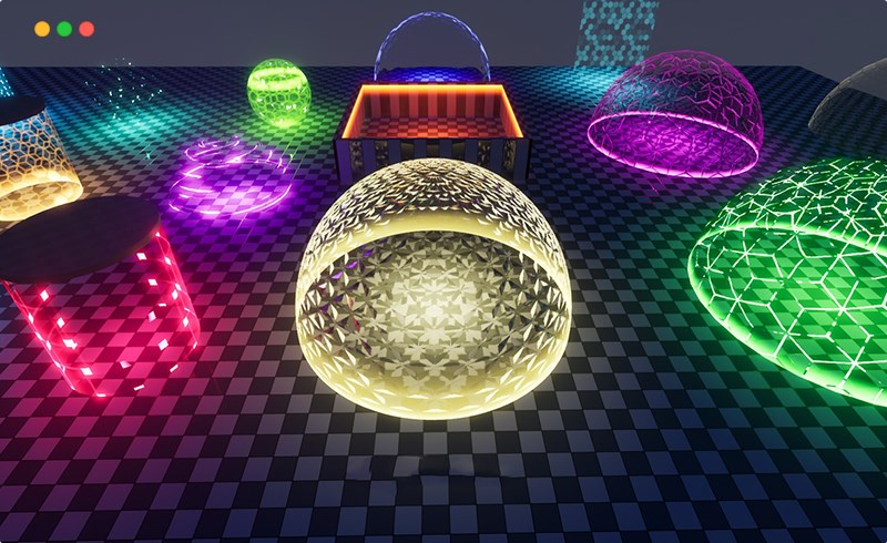 【UE4/5】科幻屏障特效包 Sci-Fi Barrier Toolkit