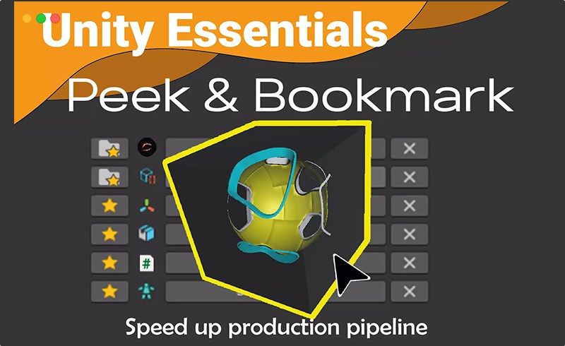 Unity插件 – Peek and Bookmark – Editor Toolkit