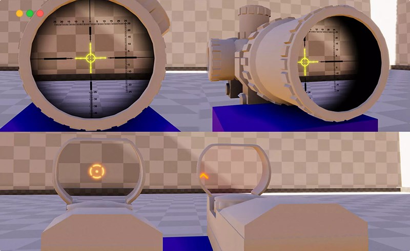 Unity插件 – 瞄准镜红点效果 Scope & Red dot effect