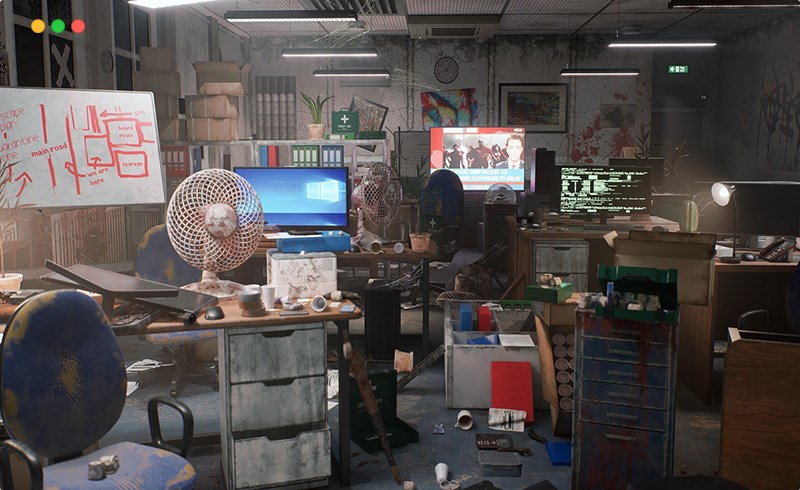 【UE5】世界末日办公室 Post apocalyptic office