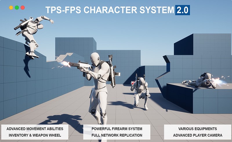【UE5】游戏角色系统 TPS-FPS Character System v2
