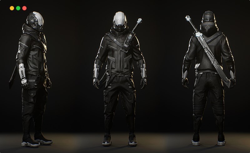 【UE5】赛博朋克角色 Cyberpunk Runner