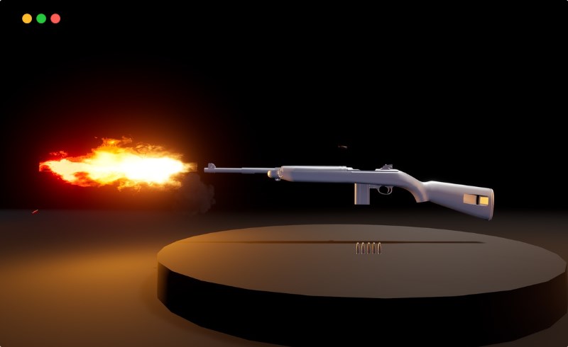 【UE5】枪口闪光特效包 Realistic Muzzle Flash Fx Pack