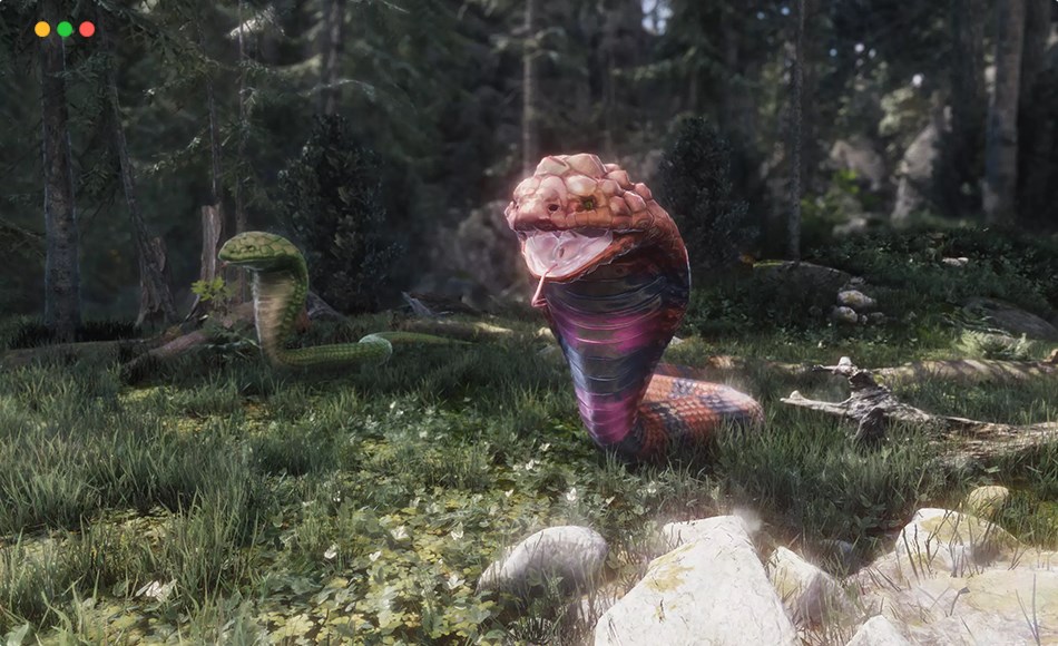 Unity角色 – 眼镜蛇奇幻角色 Cobra Snake Pack PBR – Fantasy RPG