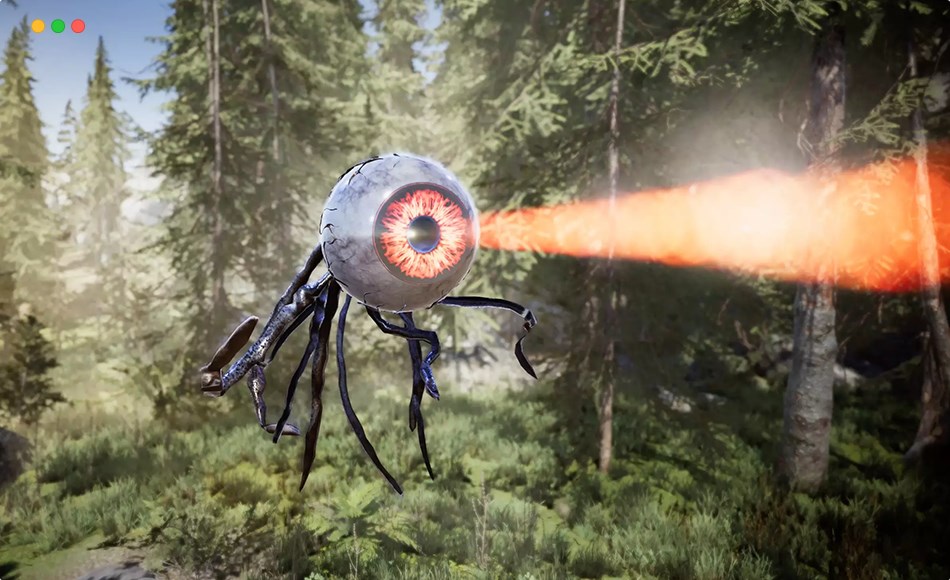 Unity角色 – 飞眼奇幻角色 Flying Eye Character Pack