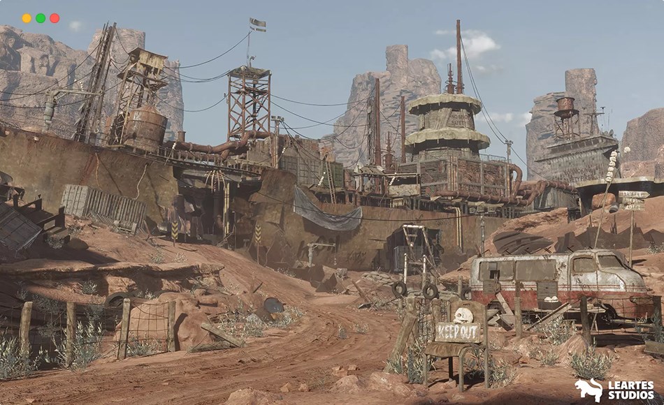 Unity场景 – 后世界荒原环境 Post Apocalyptic Wasteland Environment