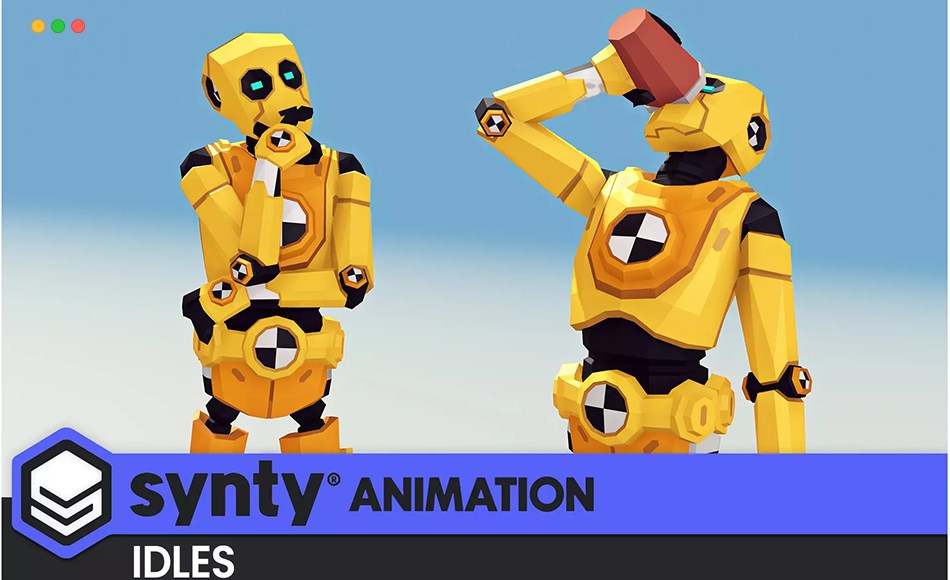 Unity动画 – 游戏角色动画包 Synty ANIMATION – Idles