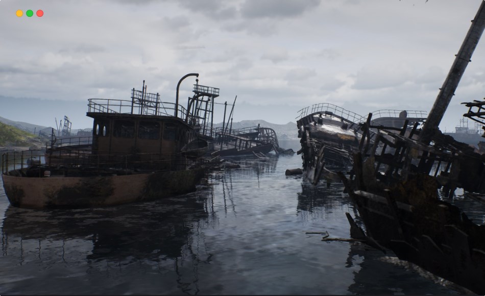 【UE5】船舶墓地 Ships Graveyard