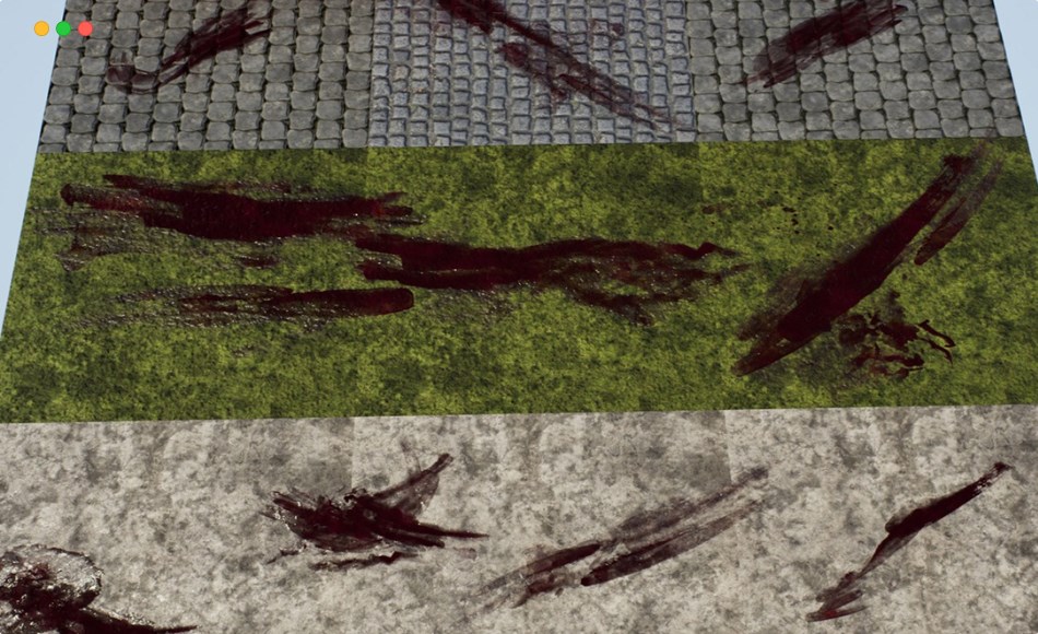 【UE5】飞溅血液特效资产 Blood: Customizable 4K