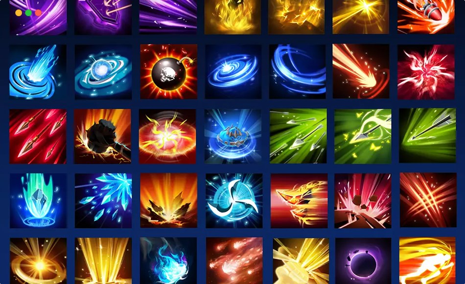 Unity资产 – 技能图标 Skill Icon RPGGAME