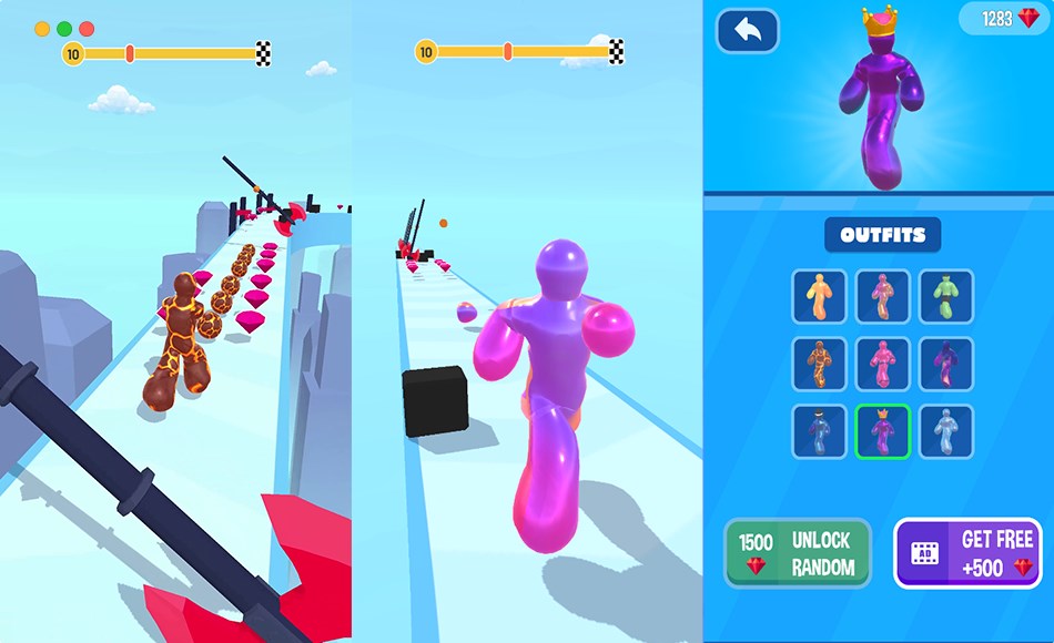 Unity开发 – 跑酷游戏开发模板 Bubble Runner