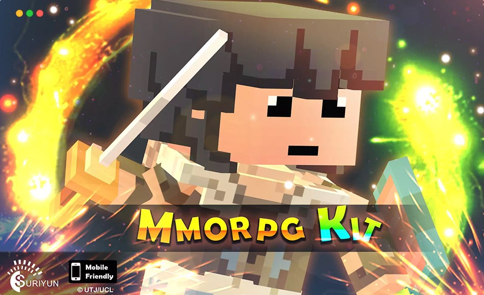 【更新】Unity – 多人角色扮演游戏套件 MMORPG KIT (2D3DSurvival)