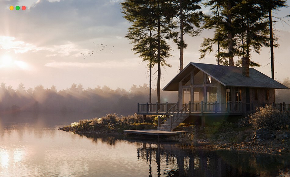 模型资产 – 日落场景 ”Sunset” Project File (.blend) (With Animation)