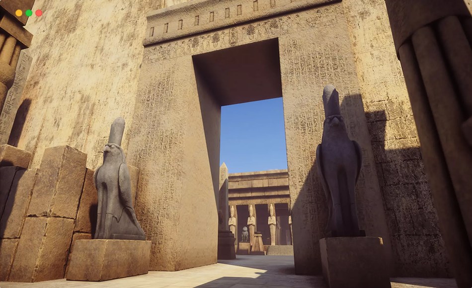 Unity场景 – 模块化埃及神庙 Modular Egyptian Temple [HDRP]