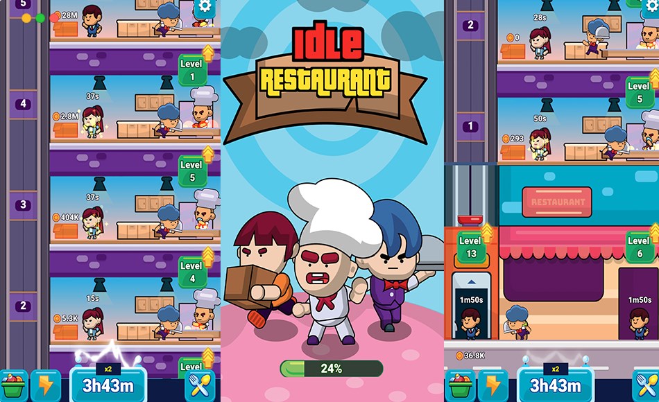 Unity开发 – 餐厅游戏开发模板 Idle Restaurant