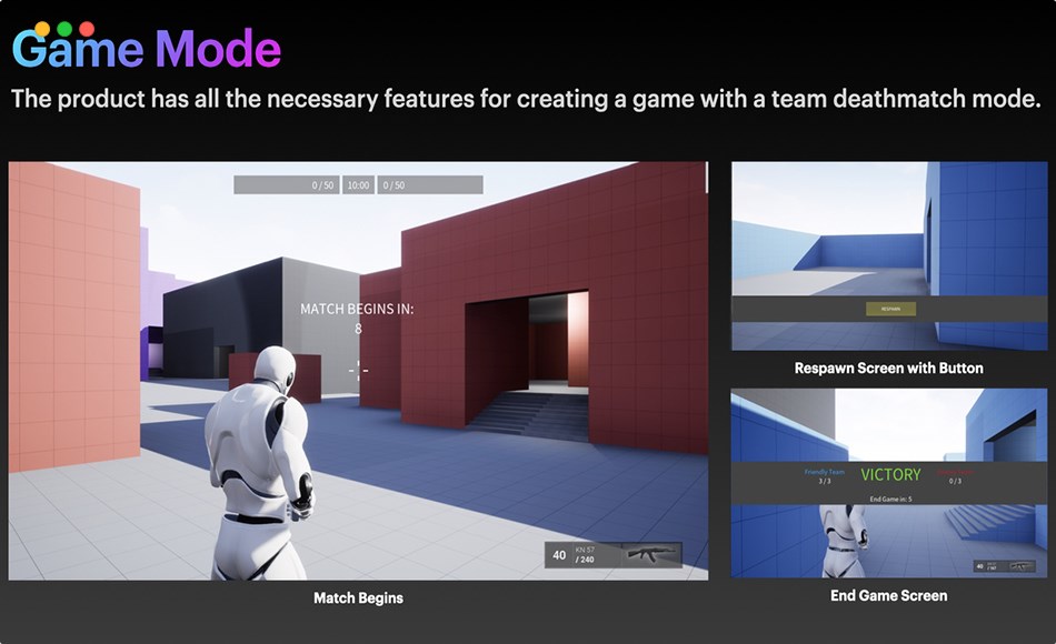 【UE5】团队竞赛开发模板 Team Deathmatch Mode