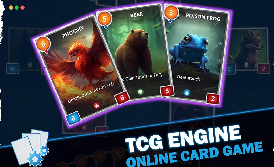 Unity开发 – 卡牌游戏开发模板 TCG Engine – Online Card Game