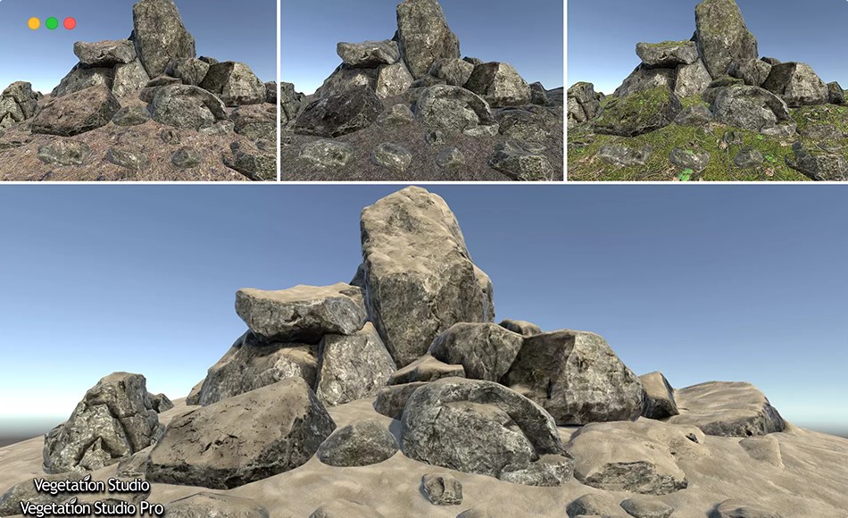 Unity资产 – 高级岩石包 Advanced Rock Pack 2.0