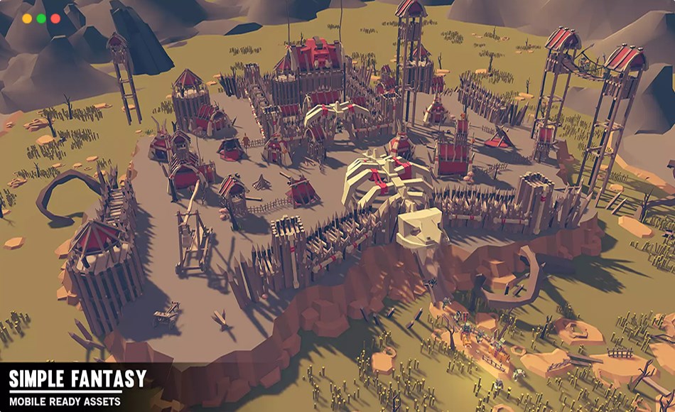 Unity资产 – 风格化卡通资产 Simple Fantasy – Cartoon Assets