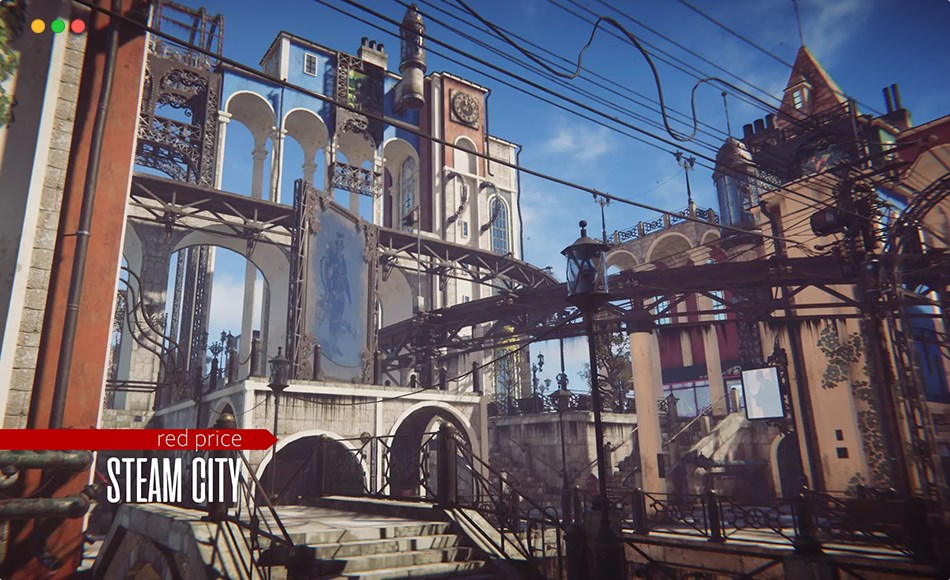 Unity场景 – 蒸汽朋克 Steam City – steampunk