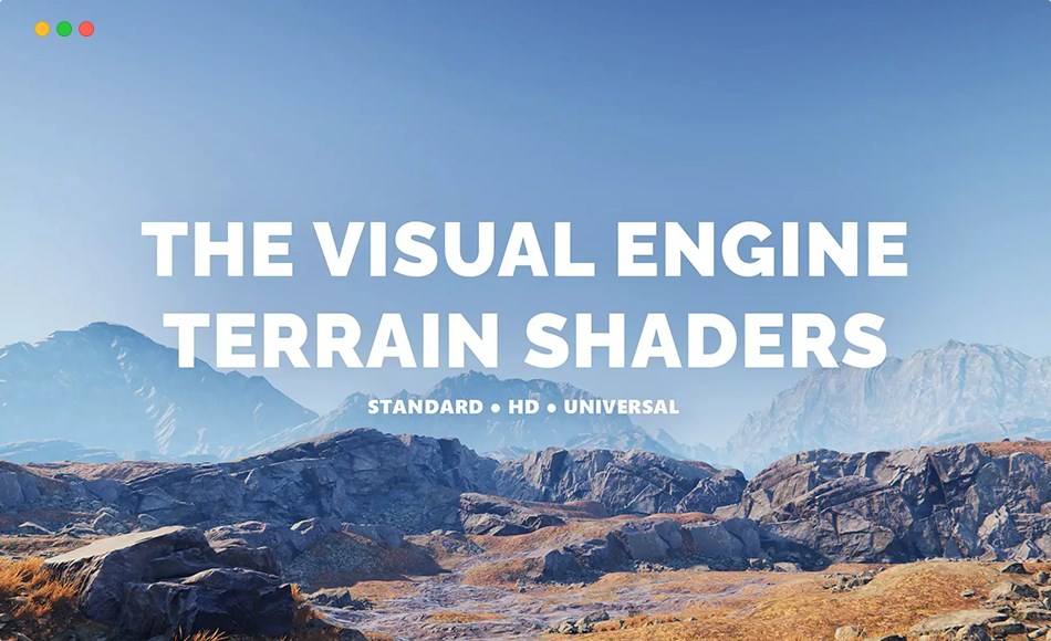【更新】Unity插件 – 地形着色器 The Visual Engine | Terrain Shaders Module 【更新】Unity插件 – 地形着色器 The Visual Engine | Terrain Shaders Module