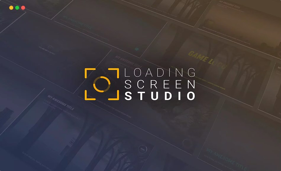 Unity资产 – 游戏画面加载 Loading Screen Studio