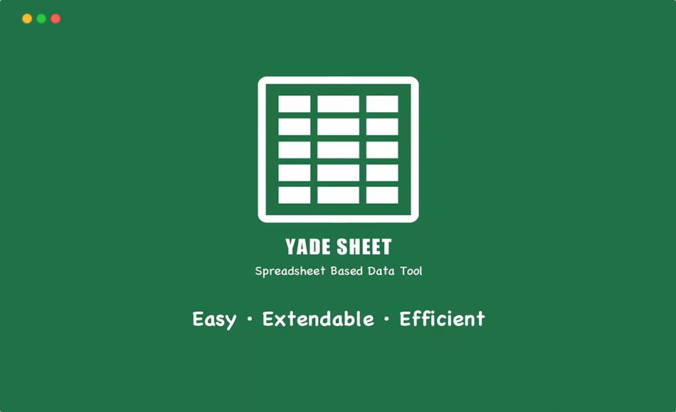 Unity插件 – 电子表格的数据工具 Yade Sheet