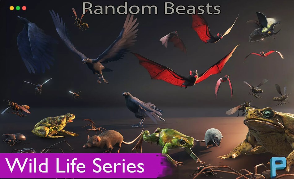 Unity资产 – 野生动物 Wild Life – Random Beasts
