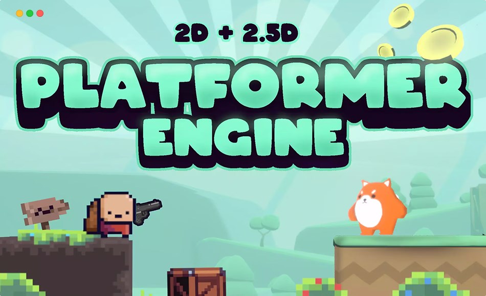 Unity插件 – 游戏平台引擎 Platformer Engine – 2D + 2.5D