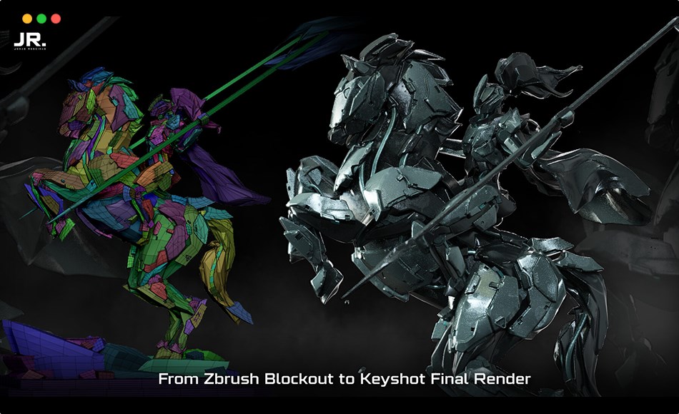 【中文字幕】快速雕刻概念艺术创作课程 Master The Art of Zbrush Blockout