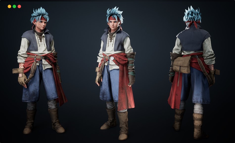 【UE5】角色扮演游戏角色 RPG Hero Character