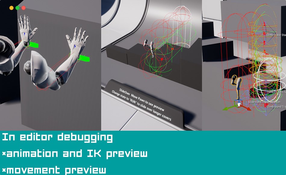 【UE5】跑酷控制器 FPS Parkour controller