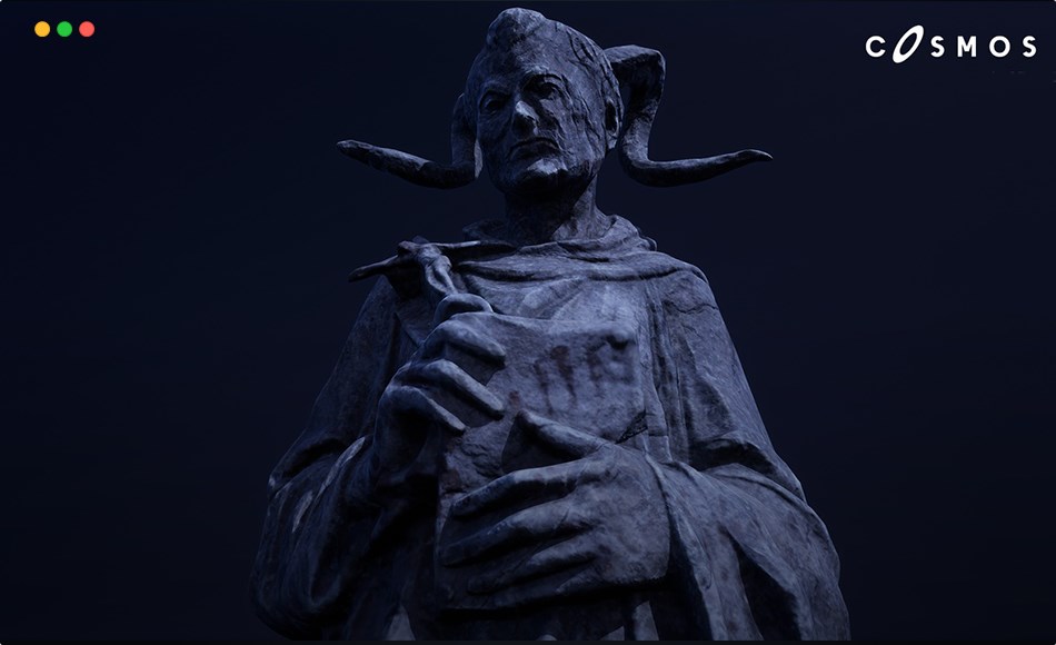 【UE5】恐怖游戏资产包 Demonic Assets Pack / 23 Mesh ( Demonic Assets Asset Spell Statue Sculpture 3D )