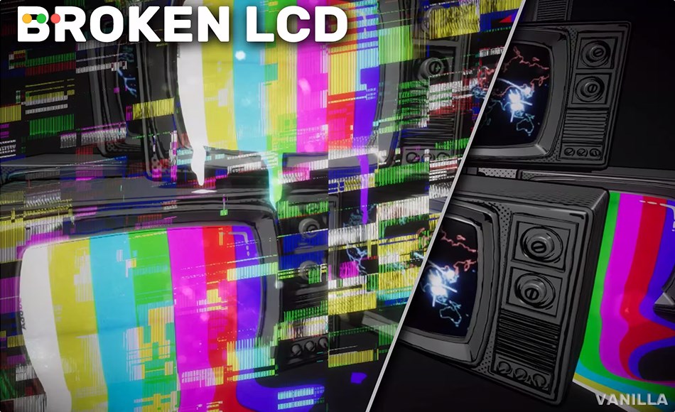 Unity特效 – 显示屏损坏模拟效果 Glitches: Broken LCD