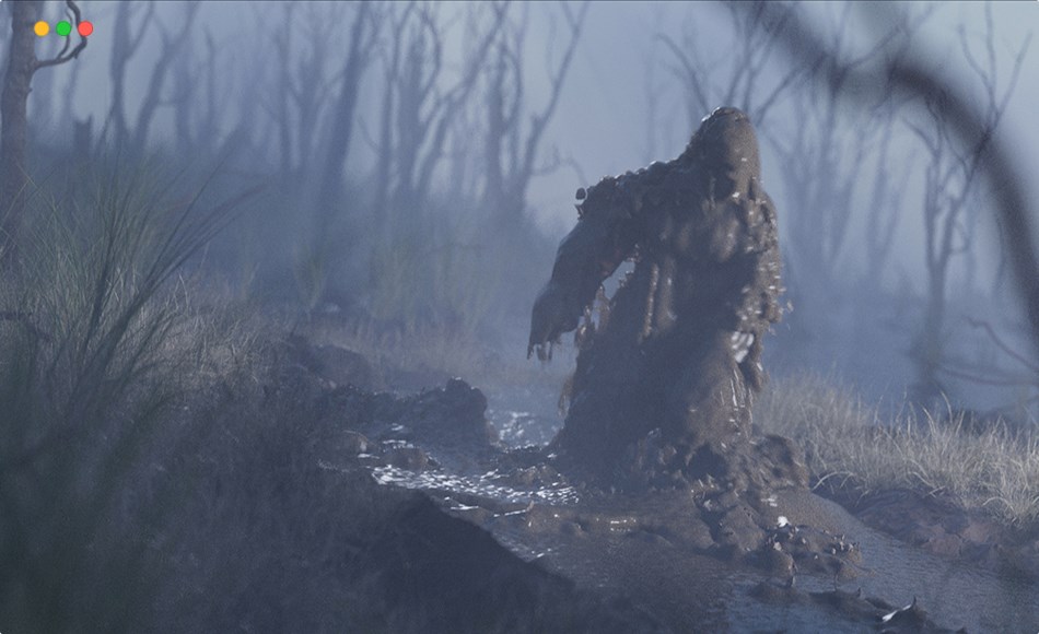 【中文字幕】Houdini教程 – 创建沼泽和泥浆怪物 Creating a Swamp & Mud Monster in Houdini